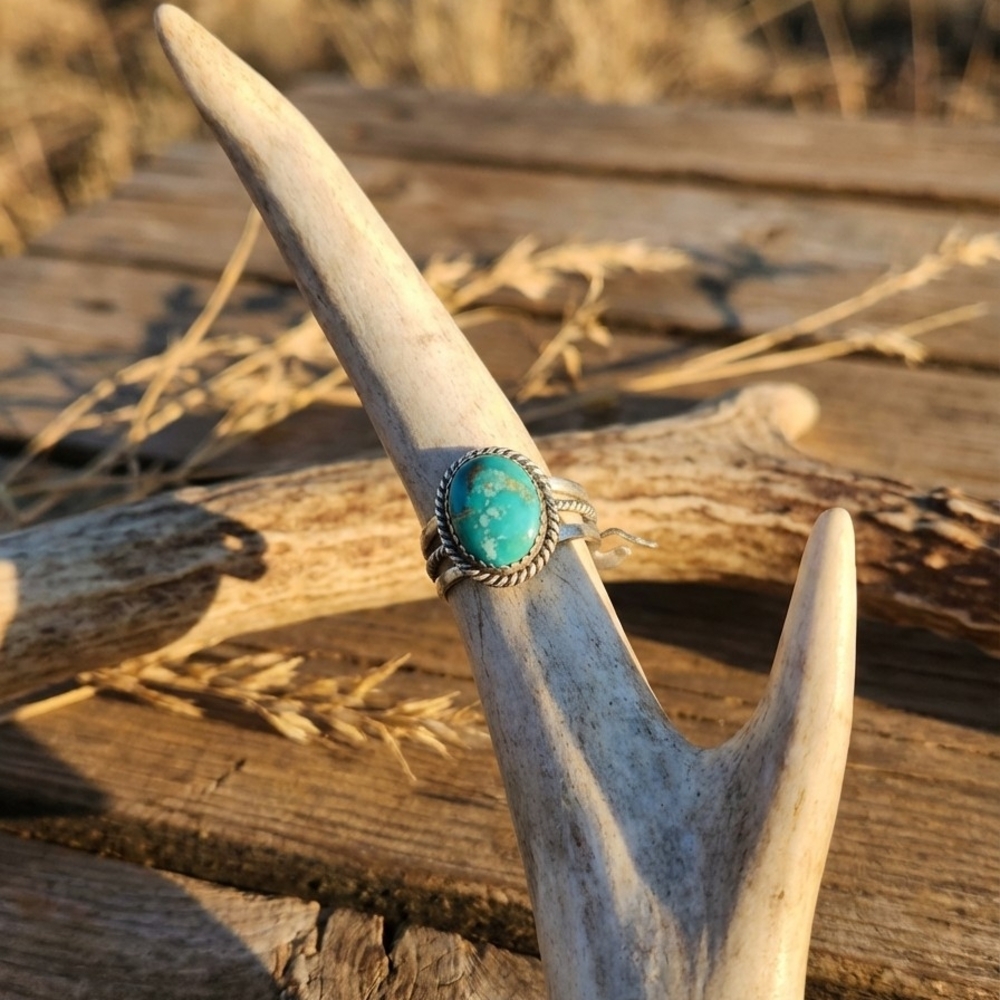 Pilot Mountain Turquoise Sterling Silver Ring